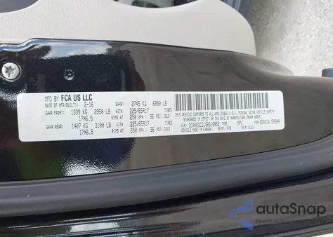 2016 Dodge Grand Caravan Sxt from USA, damaged, VIN 2C4RDGCG1GR316858